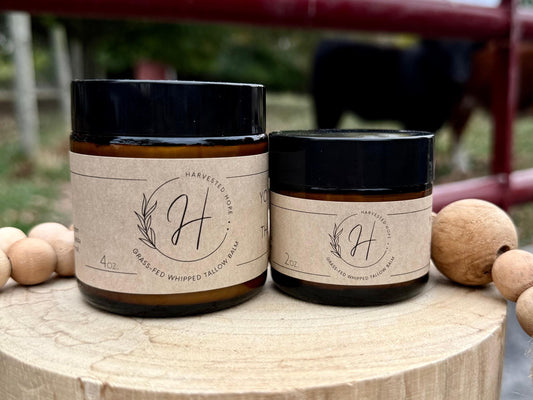 Whipped Tallow Balm: Grass-fed, Organic, Natural Skin Care